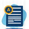 Icon representing financial compliance audit