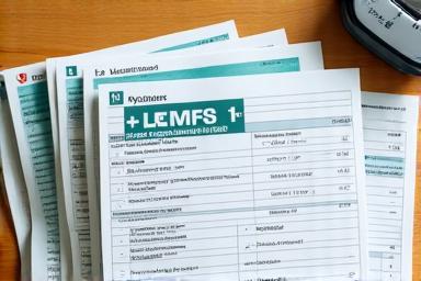 Swiss VAT form and tax documents, illustrating VAT return process.